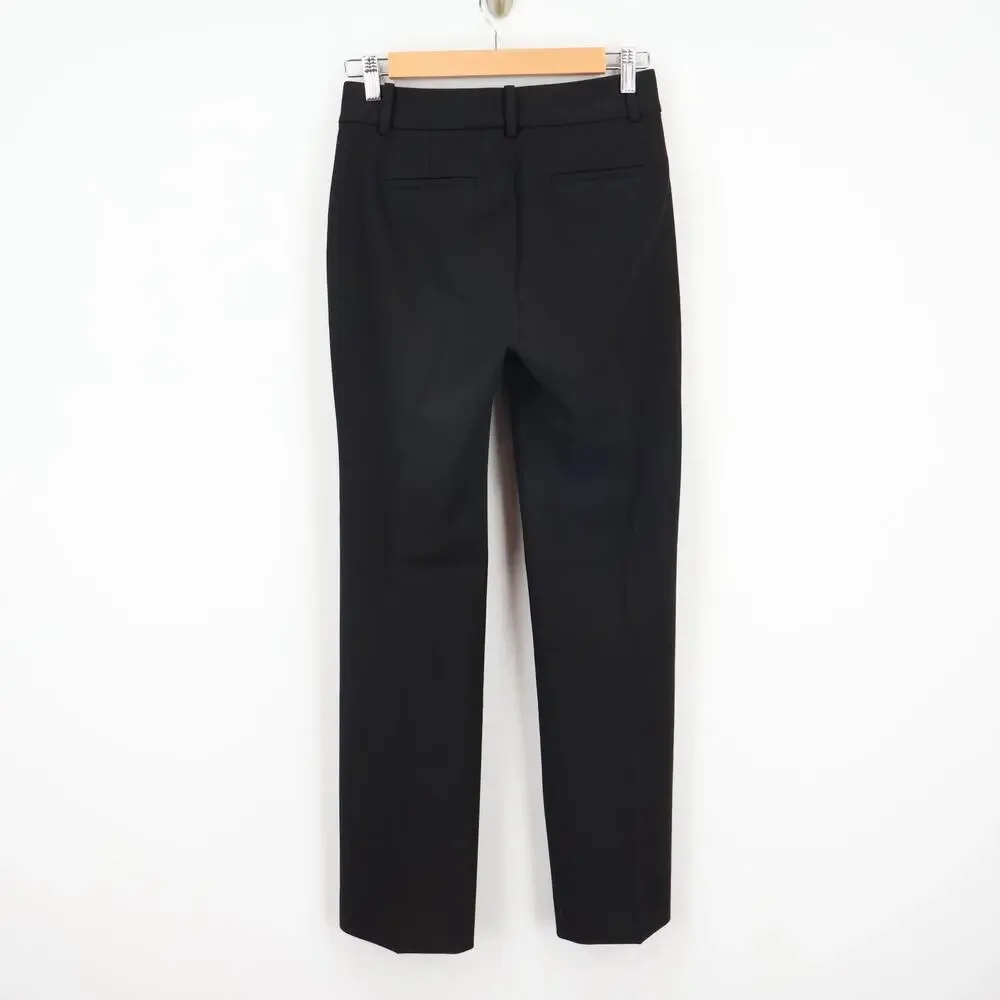 J. Crew Black Straight-Leg Dress Pants